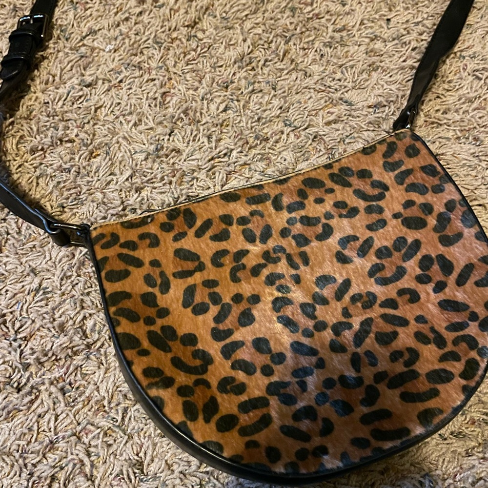 Street Level Animal Print Crossbody Bag